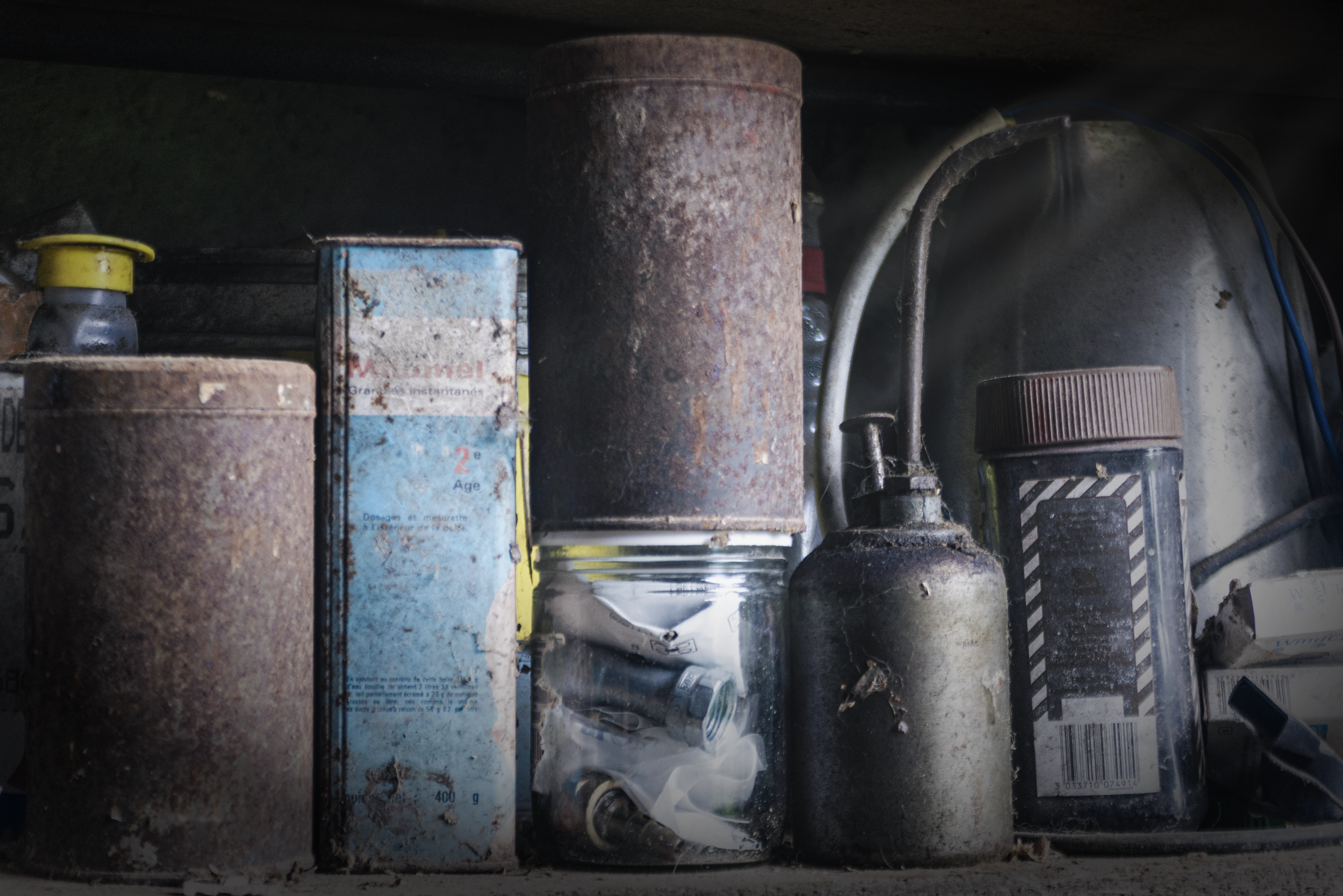 Pots et burette